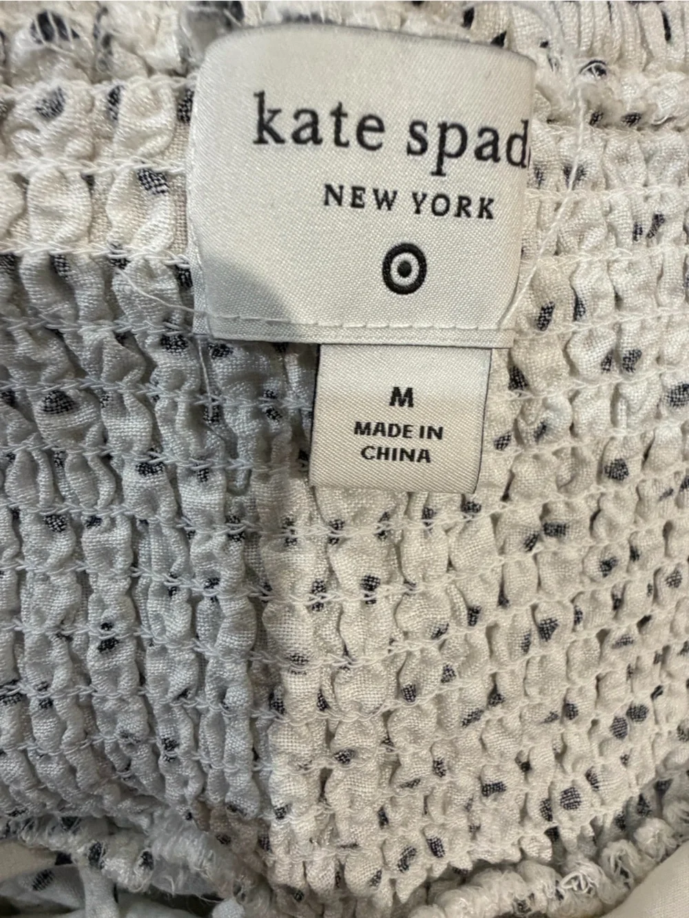 kate spade lightweight white